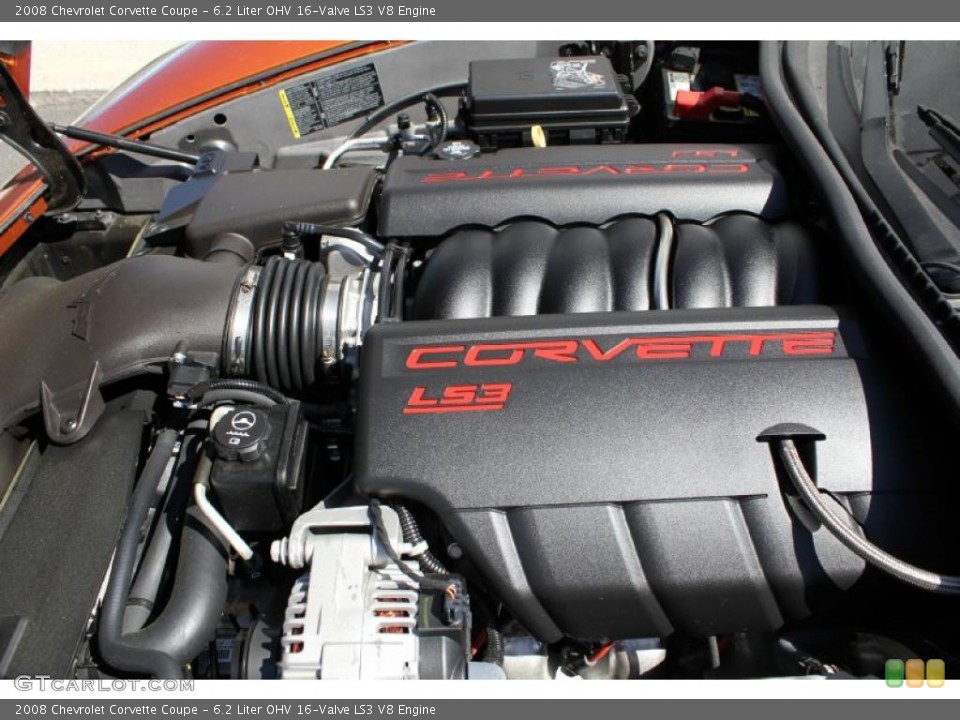 6.2 Liter OHV 16-Valve LS3 V8 Engine for the 2008 Chevrolet Corvette #47248094