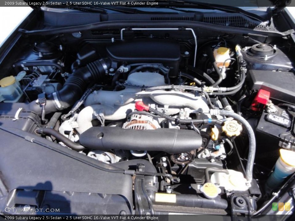 2.5 Liter SOHC 16-Valve VVT Flat 4 Cylinder Engine for the 2009 Subaru Legacy #47249639