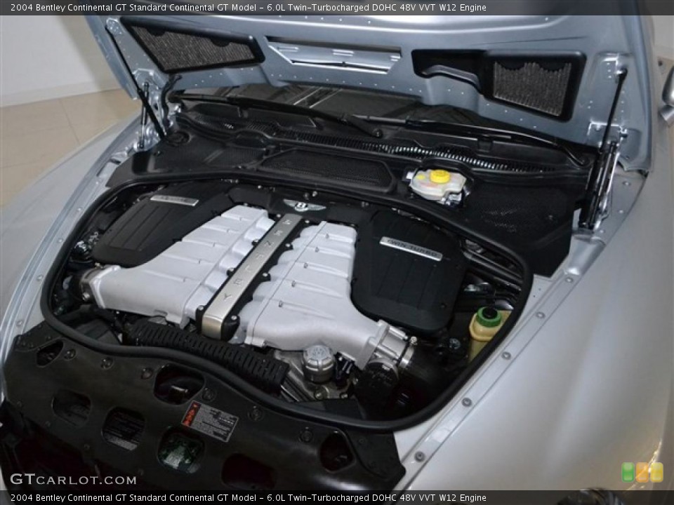 6.0L Twin-Turbocharged DOHC 48V VVT W12 Engine for the 2004 Bentley Continental GT #47252603