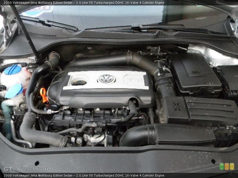 2.0 Liter FSI Turbocharged DOHC 16-Valve 4 Cylinder Engine for the 2009 Volkswagen Jetta #47252723
