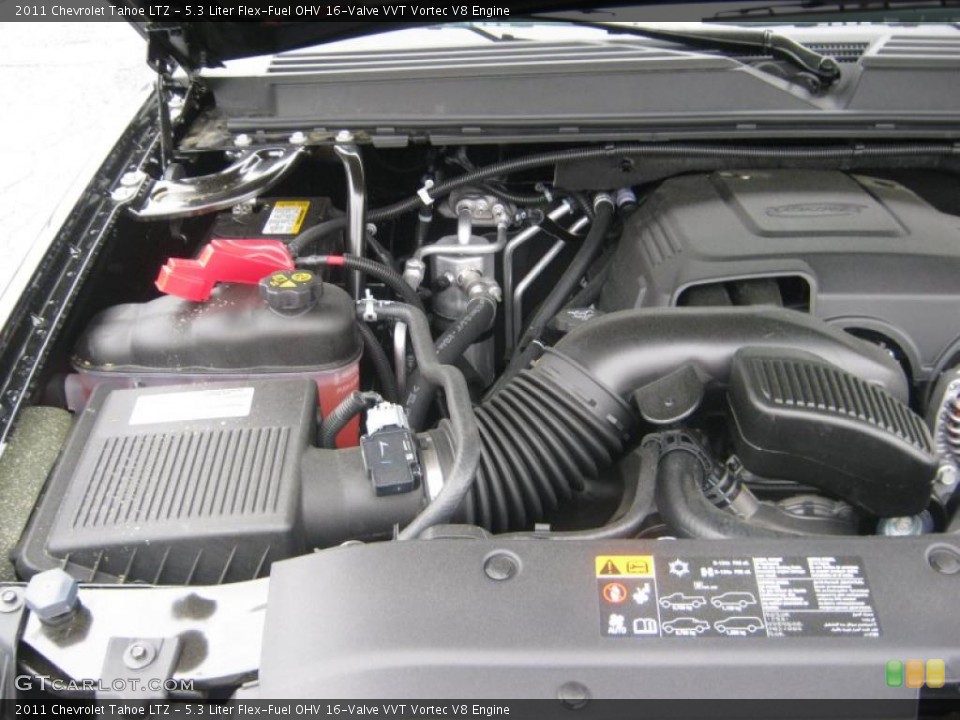 5.3 Liter Flex-Fuel OHV 16-Valve VVT Vortec V8 Engine for the 2011 Chevrolet Tahoe #47253044