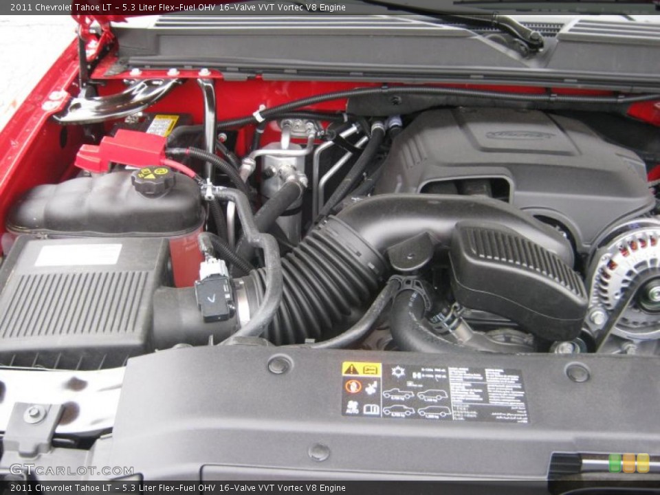 5.3 Liter Flex-Fuel OHV 16-Valve VVT Vortec V8 Engine for the 2011 Chevrolet Tahoe #47253389