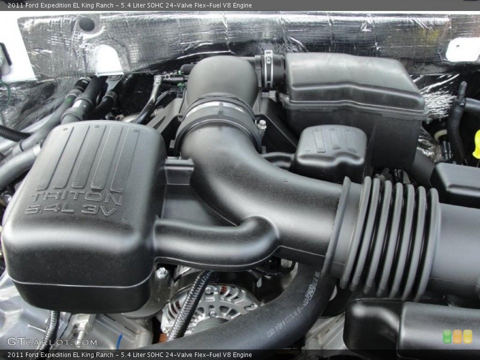 5.4 Liter SOHC 24-Valve Flex-Fuel V8 Engine for the 2011 Ford Expedition #47254514