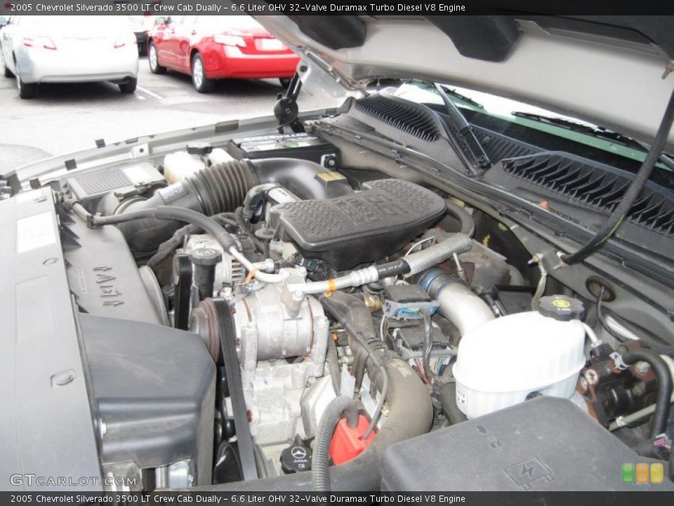 6.6 Liter OHV 32-Valve Duramax Turbo Diesel V8 Engine for the 2005 Chevrolet Silverado 3500 #47256023