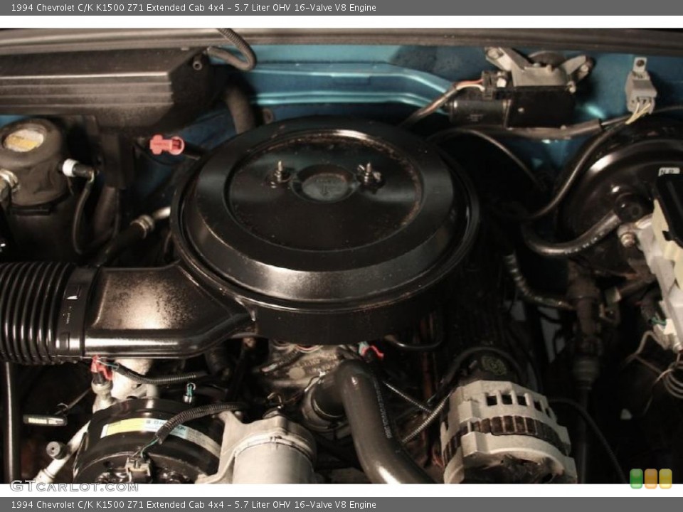 5.7 Liter OHV 16-Valve V8 Engine for the 1994 Chevrolet C/K #47261279