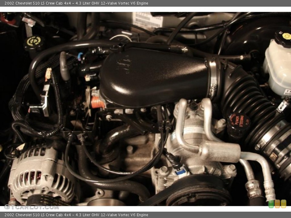 4.3 Liter OHV 12-Valve Vortec V6 Engine for the 2002 Chevrolet S10 #47262053