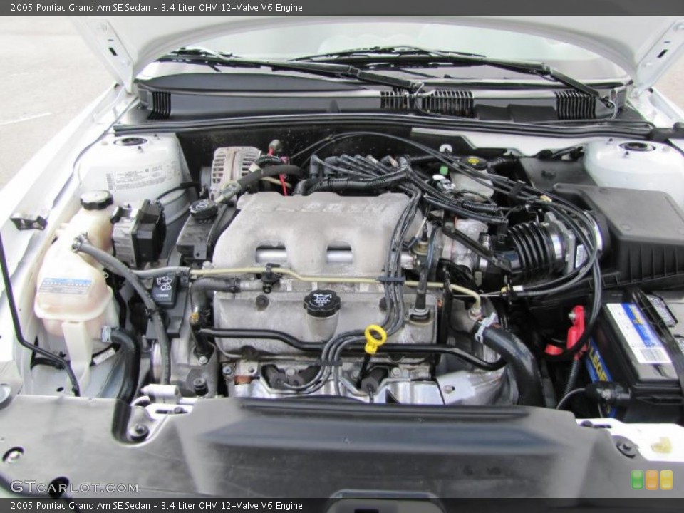 3.4 Liter OHV 12-Valve V6 Engine for the 2005 Pontiac Grand Am #47262518