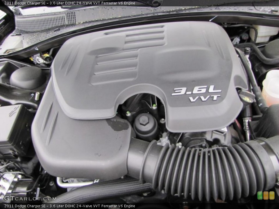3.6 Liter DOHC 24-Valve VVT Pentastar V6 Engine for the 2011 Dodge Charger #47267393