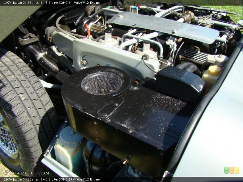 5.3 Liter SOHC 24-Valve V12 Engine for the 1974 Jaguar XKE #47269007