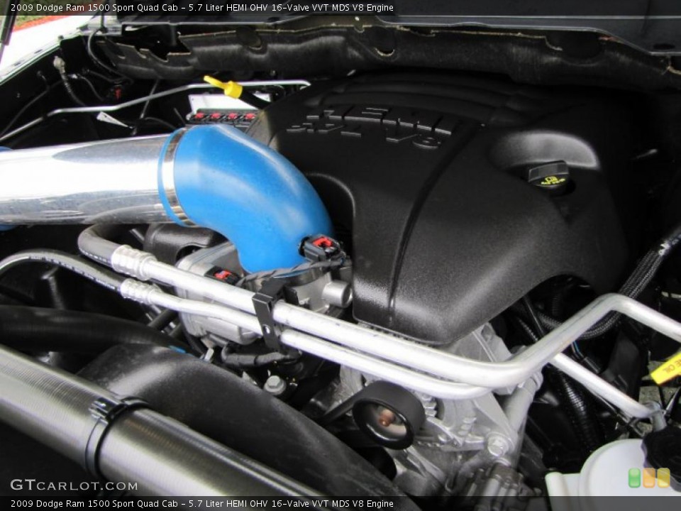 5.7 Liter HEMI OHV 16-Valve VVT MDS V8 Engine for the 2009 Dodge Ram 1500 #47271749
