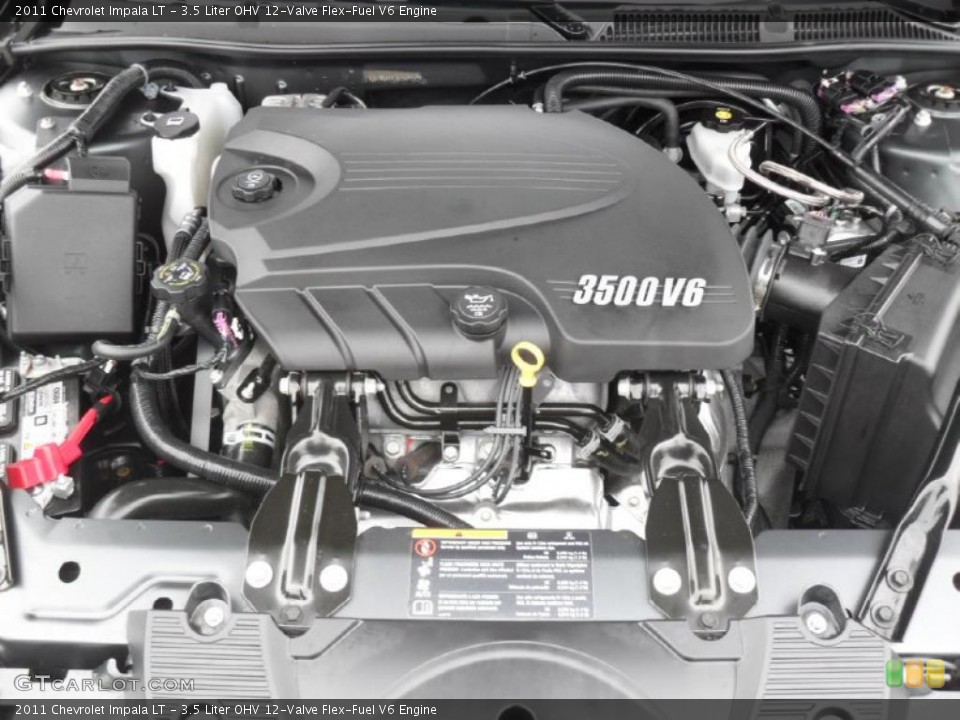 3.5 Liter OHV 12-Valve Flex-Fuel V6 Engine for the 2011 Chevrolet Impala #47280807