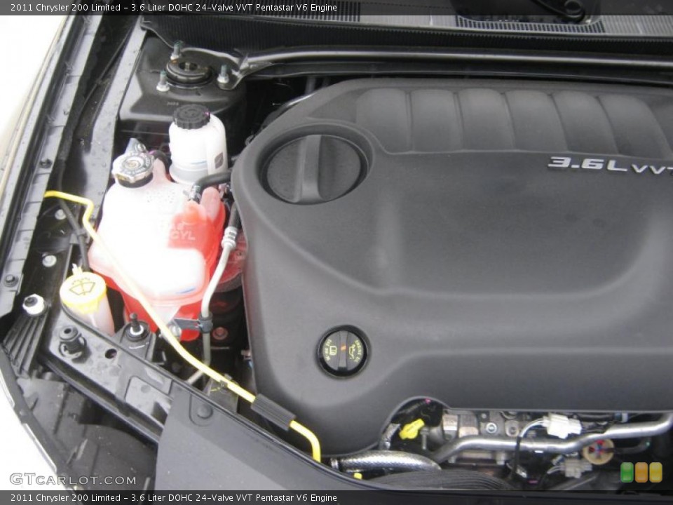 3.6 Liter DOHC 24-Valve VVT Pentastar V6 Engine for the 2011 Chrysler 200 #47286795
