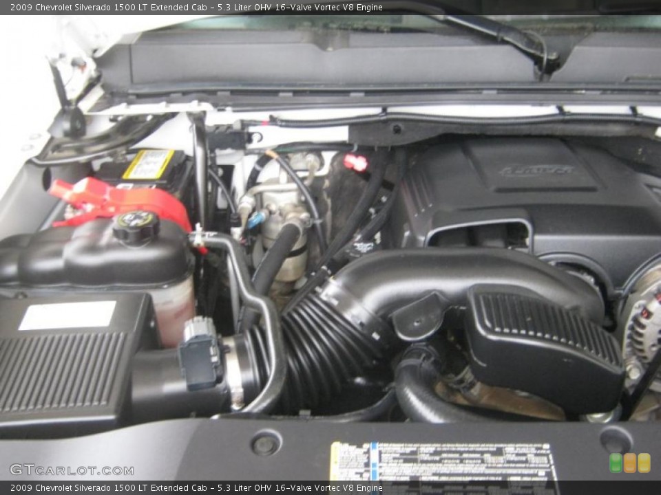 5.3 Liter OHV 16-Valve Vortec V8 Engine for the 2009 Chevrolet Silverado 1500 #47287695