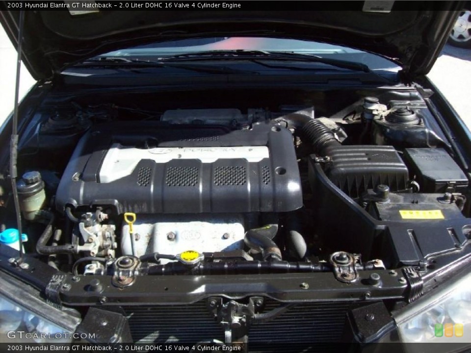 2.0 Liter DOHC 16 Valve 4 Cylinder Engine for the 2003 Hyundai Elantra #47290212