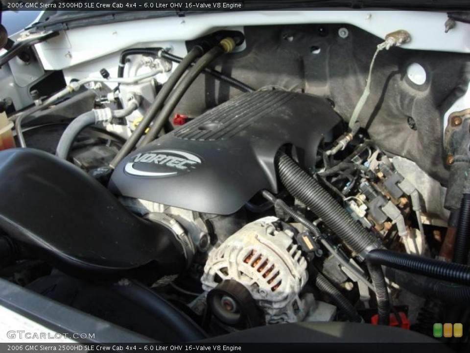 6.0 Liter OHV 16-Valve V8 Engine for the 2006 GMC Sierra 2500HD #47293997