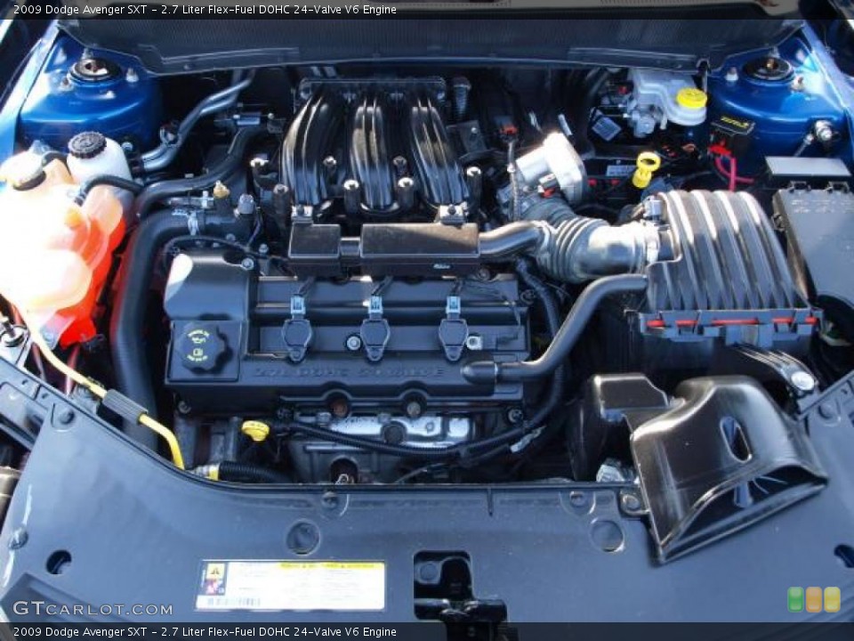2.7 Liter Flex-Fuel DOHC 24-Valve V6 Engine for the 2009 Dodge Avenger #47298146