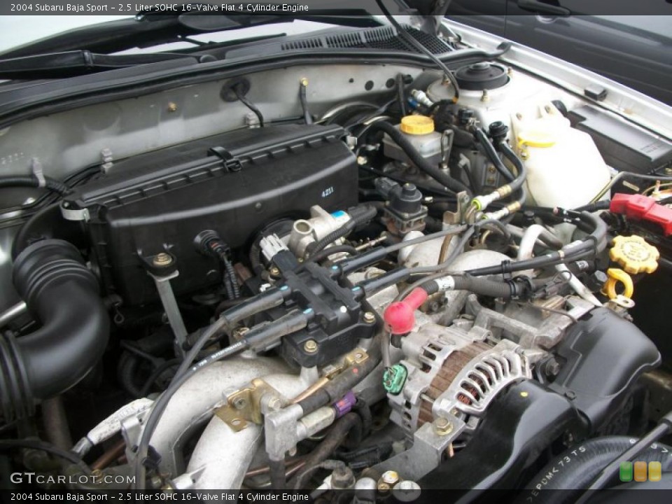 2.5 Liter SOHC 16-Valve Flat 4 Cylinder Engine for the 2004 Subaru Baja #47301179
