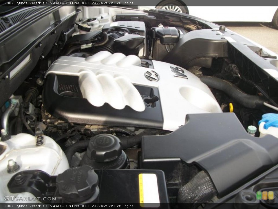3.8 Liter DOHC 24-Valve VVT V6 Engine for the 2007 Hyundai Veracruz #47301617