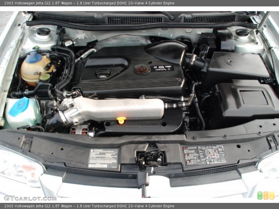 1.8 Liter Turbocharged DOHC 20-Valve 4 Cylinder Engine for the 2003 Volkswagen Jetta #47303942