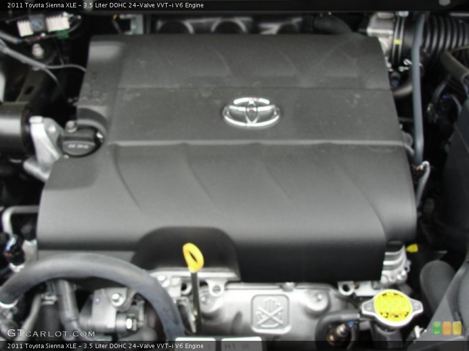3.5 Liter DOHC 24-Valve VVT-i V6 Engine for the 2011 Toyota Sienna #47313425