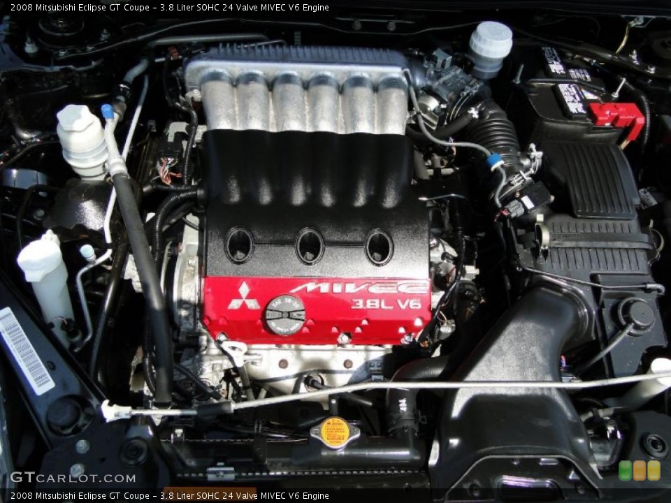 3.8 Liter SOHC 24 Valve MIVEC V6 Engine for the 2008 Mitsubishi Eclipse #47313494