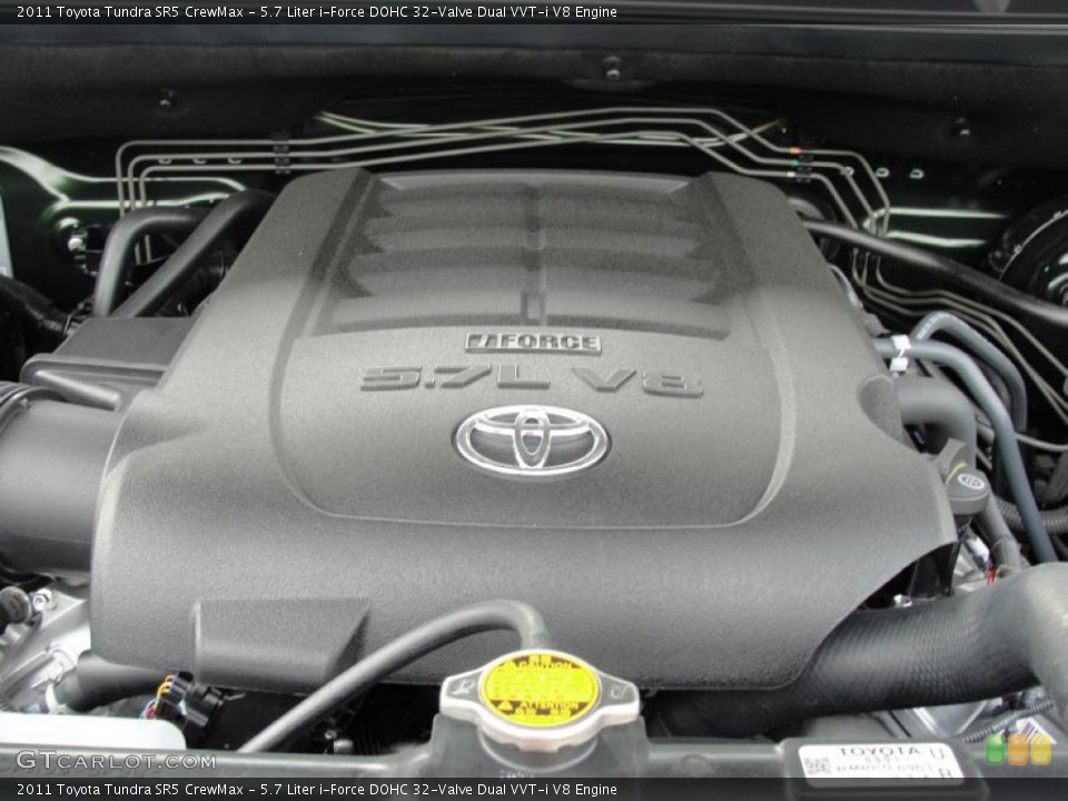 5.7 Liter i-Force DOHC 32-Valve Dual VVT-i V8 Engine for the 2011 Toyota Tundra #47318402