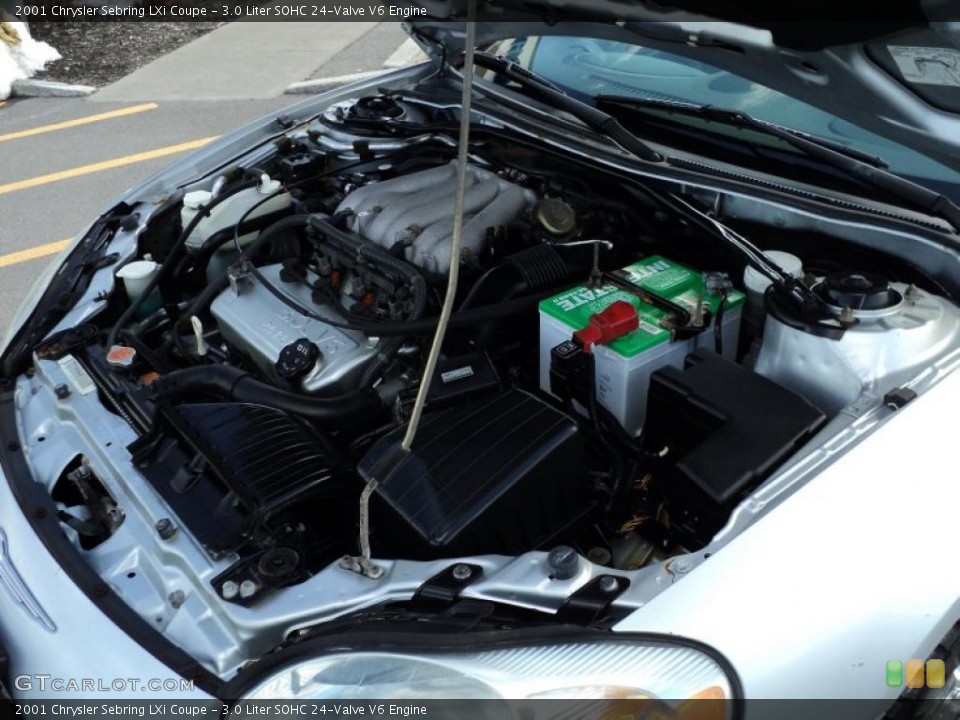 3.0 Liter SOHC 24-Valve V6 Engine for the 2001 Chrysler Sebring #47319755