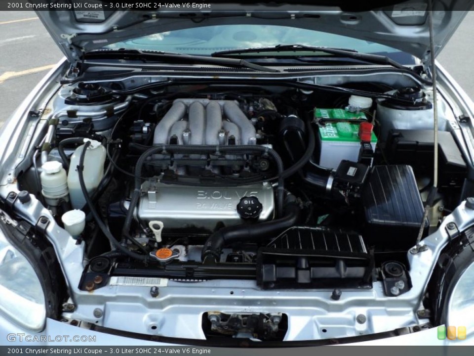3.0 Liter SOHC 24-Valve V6 Engine for the 2001 Chrysler Sebring #47319770