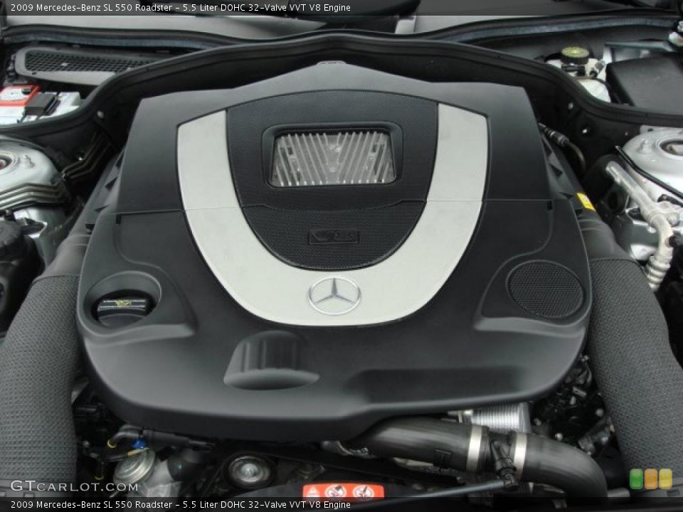 5.5 Liter DOHC 32-Valve VVT V8 Engine for the 2009 Mercedes-Benz SL #47320181