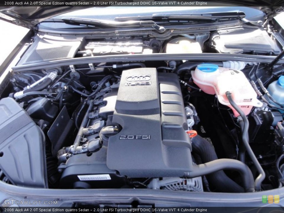 2.0 Liter FSI Turbocharged DOHC 16-Valve VVT 4 Cylinder Engine for the 2008 Audi A4 #47322014