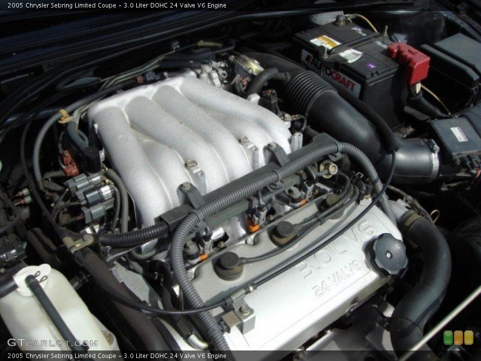 3.0 Liter DOHC 24 Valve V6 Engine for the 2005 Chrysler Sebring #47323391