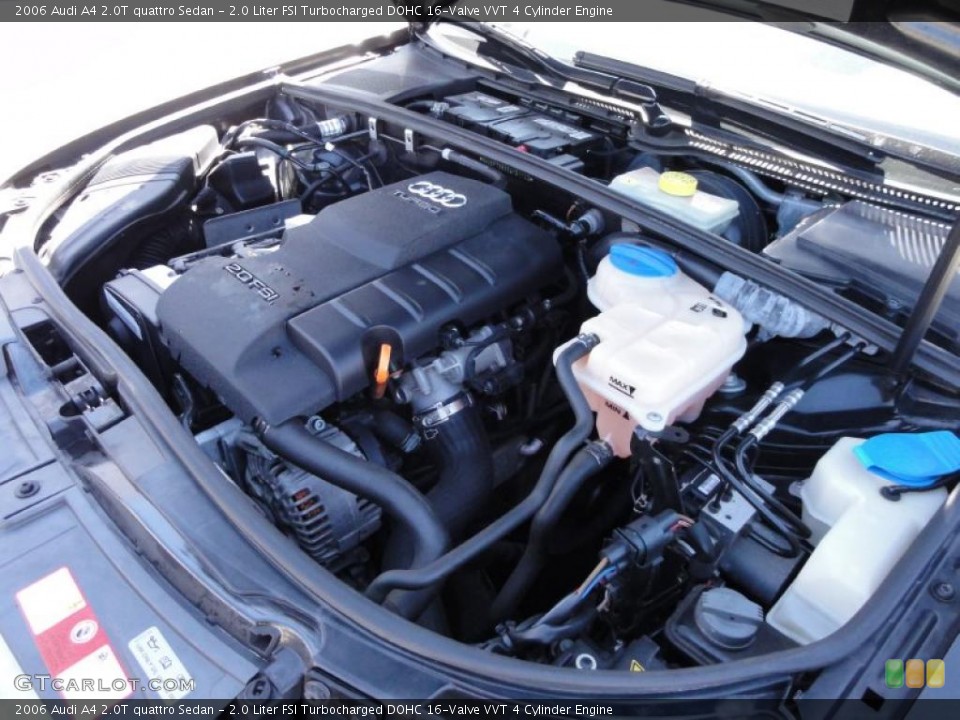 2.0 Liter FSI Turbocharged DOHC 16-Valve VVT 4 Cylinder Engine for the 2006 Audi A4 #47324036