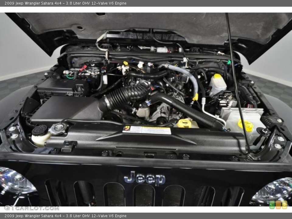 3.8 Liter OHV 12-Valve V6 Engine for the 2009 Jeep Wrangler #47336689