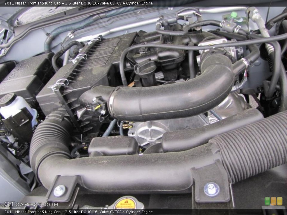 2.5 Liter DOHC 16-Valve CVTCS 4 Cylinder 2011 Nissan Frontier Engine