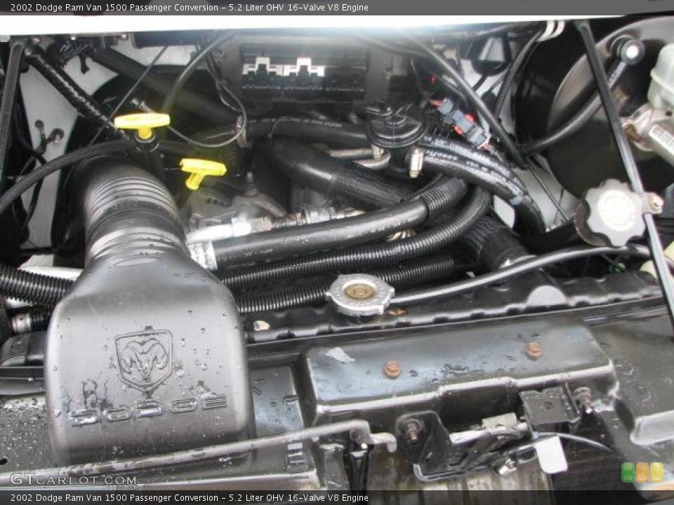 5.2 Liter OHV 16-Valve V8 Engine for the 2002 Dodge Ram Van #47344226
