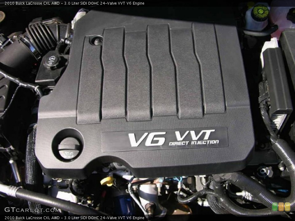 3.0 Liter SIDI DOHC 24-Valve VVT V6 Engine for the 2010 Buick LaCrosse #47344763