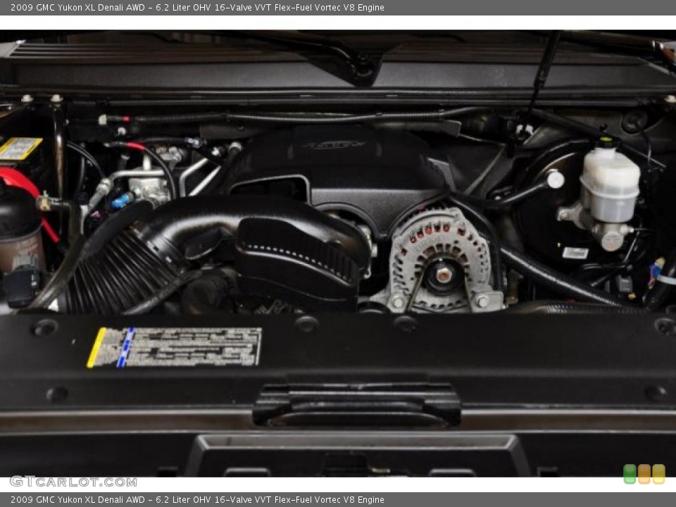 6.2 Liter OHV 16-Valve VVT Flex-Fuel Vortec V8 Engine for the 2009 GMC Yukon #47352065