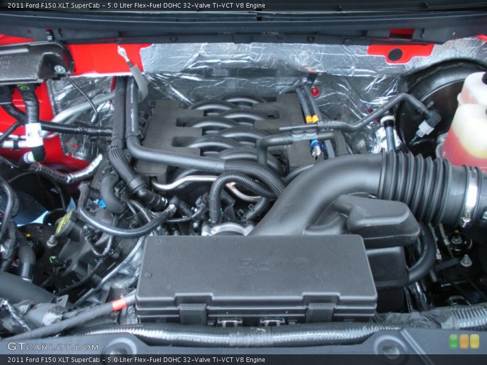 5.0 Liter Flex-Fuel DOHC 32-Valve Ti-VCT V8 Engine for the 2011 Ford F150 #47352848