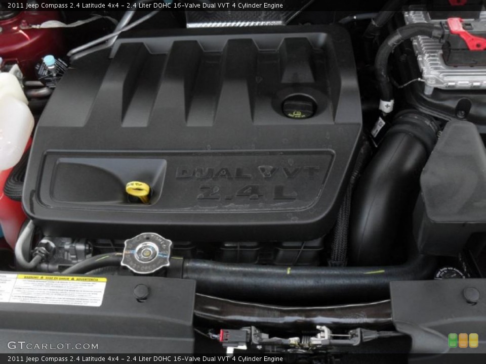 2.4 Liter DOHC 16-Valve Dual VVT 4 Cylinder Engine for the 2011 Jeep Compass #47360699