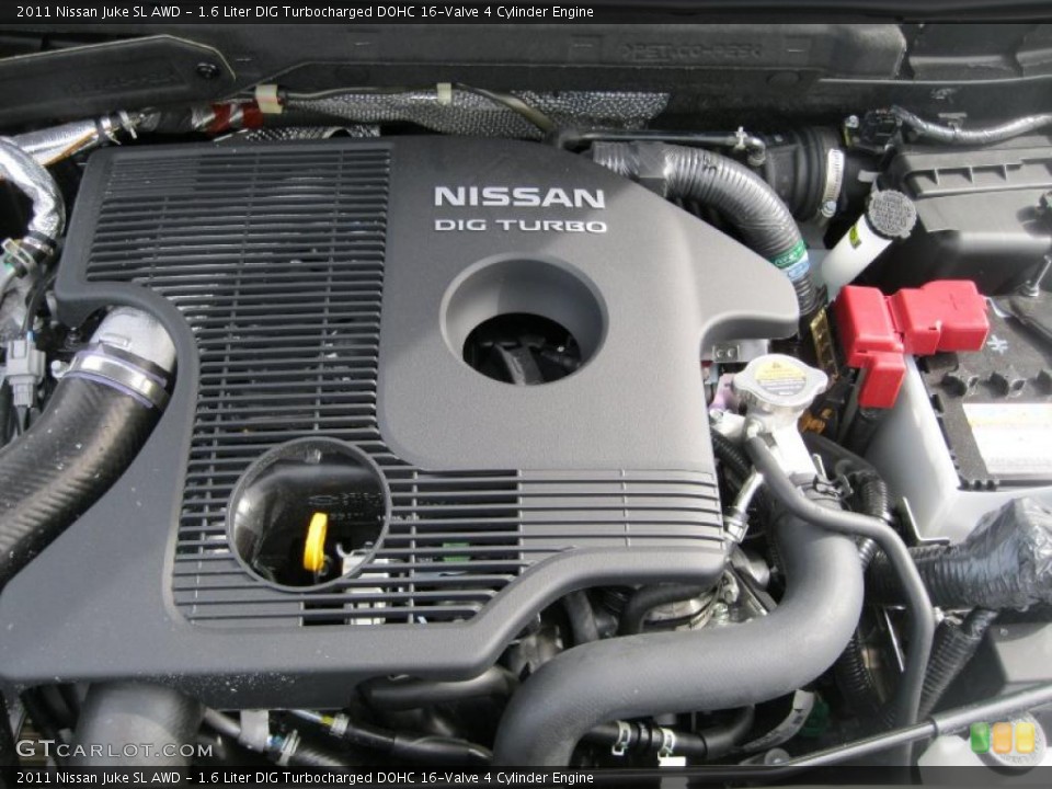 1.6 Liter DIG Turbocharged DOHC 16-Valve 4 Cylinder Engine for the 2011 Nissan Juke #47365709