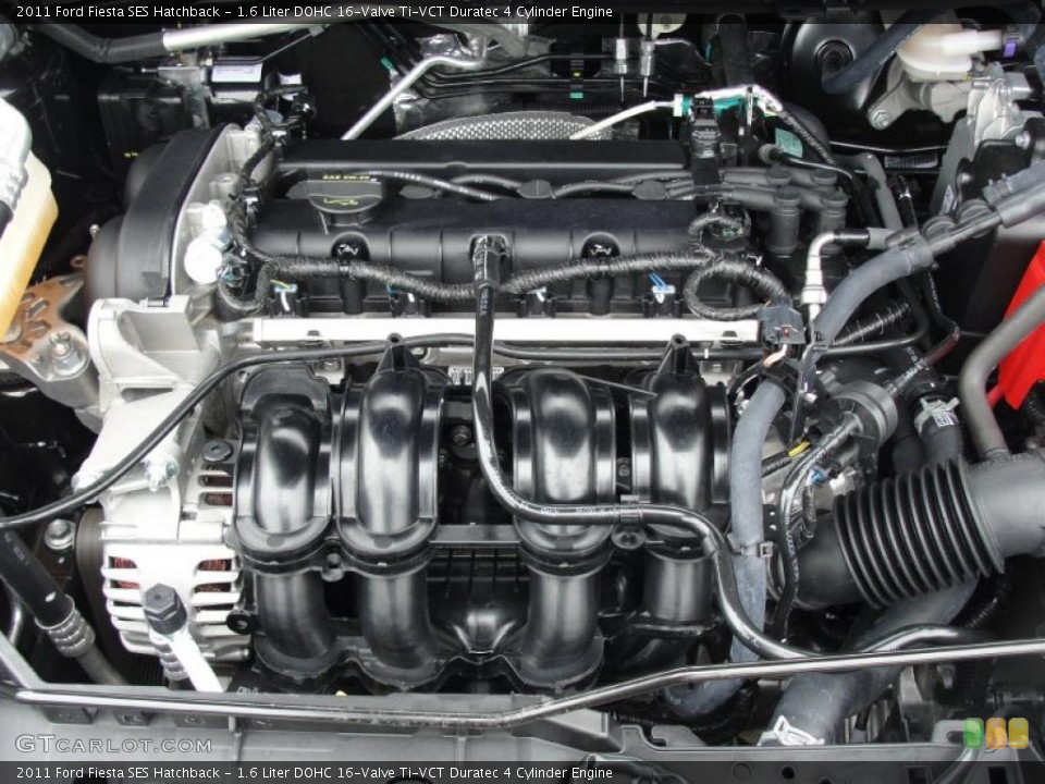 1.6 Liter DOHC 16-Valve Ti-VCT Duratec 4 Cylinder Engine for the 2011 Ford Fiesta #47367071