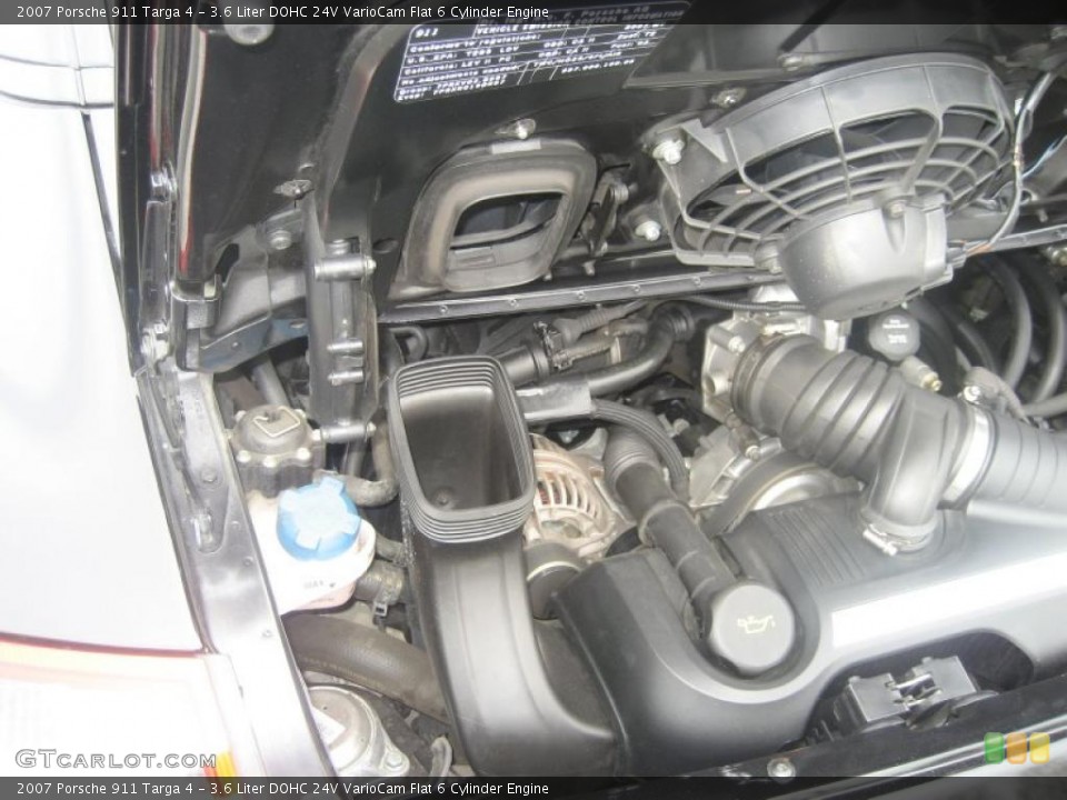3.6 Liter DOHC 24V VarioCam Flat 6 Cylinder Engine for the 2007 Porsche 911 #47373626