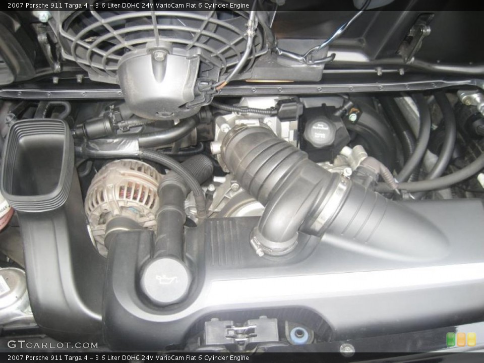 3.6 Liter DOHC 24V VarioCam Flat 6 Cylinder Engine for the 2007 Porsche 911 #47373635