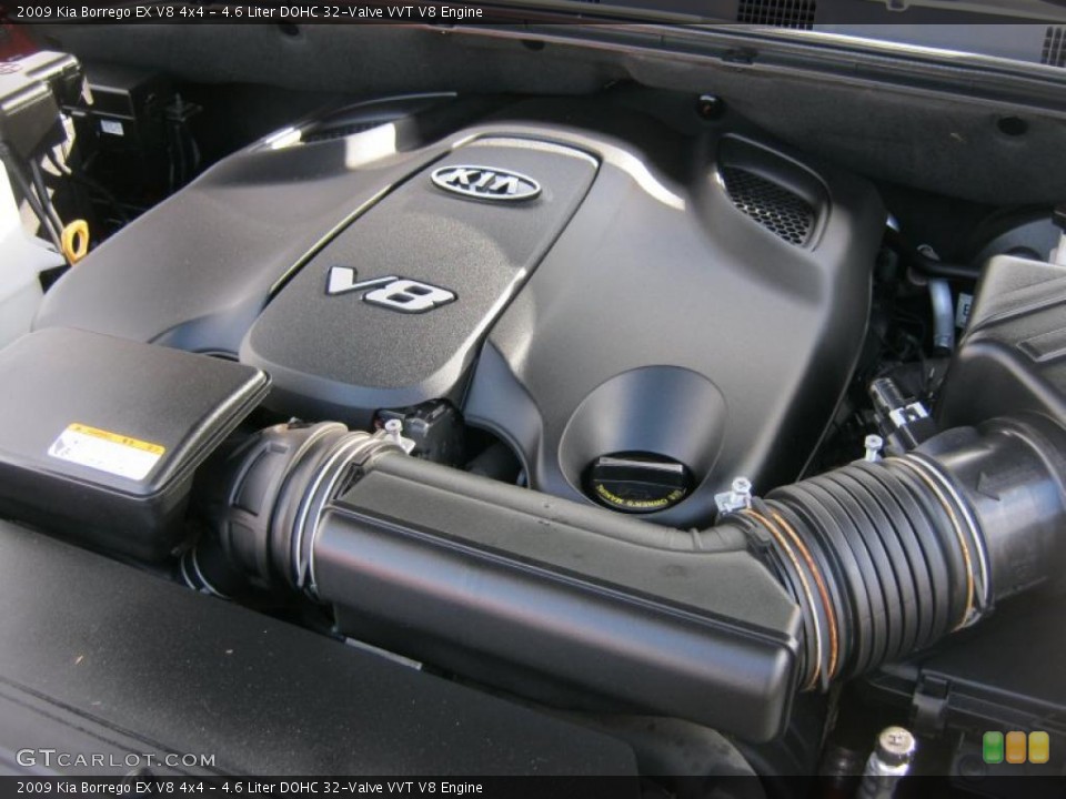 4.6 Liter DOHC 32-Valve VVT V8 Engine for the 2009 Kia Borrego #47376719