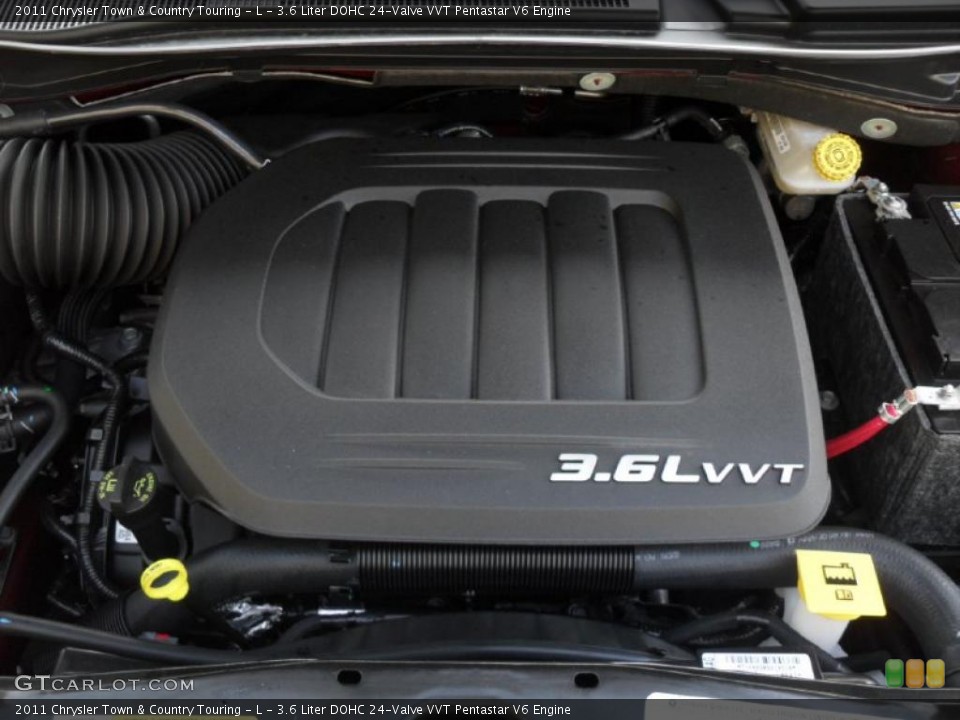 3.6 Liter DOHC 24-Valve VVT Pentastar V6 Engine for the 2011 Chrysler Town & Country #47381534