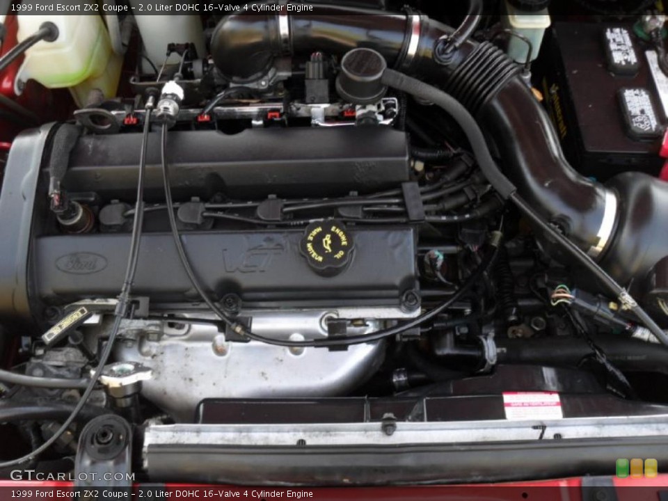 2.0 Liter DOHC 16-Valve 4 Cylinder Engine for the 1999 Ford Escort #47382665