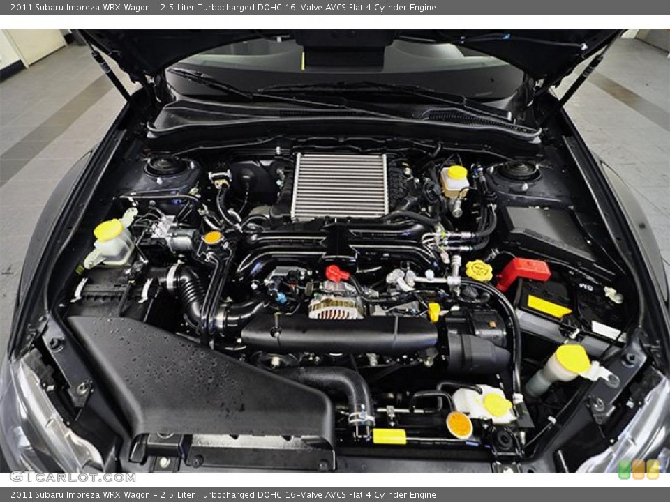 2.5 Liter Turbocharged DOHC 16-Valve AVCS Flat 4 Cylinder Engine for the 2011 Subaru Impreza #47385107