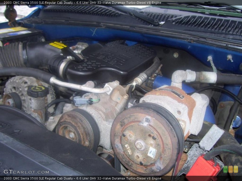 6.6 Liter OHV 32-Valve Duramax Turbo-Diesel V8 Engine for the 2003 GMC Sierra 3500 #47385974