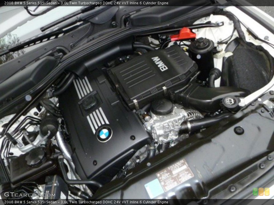 3.0L Twin Turbocharged DOHC 24V VVT Inline 6 Cylinder Engine for the 2008 BMW 5 Series #47387771