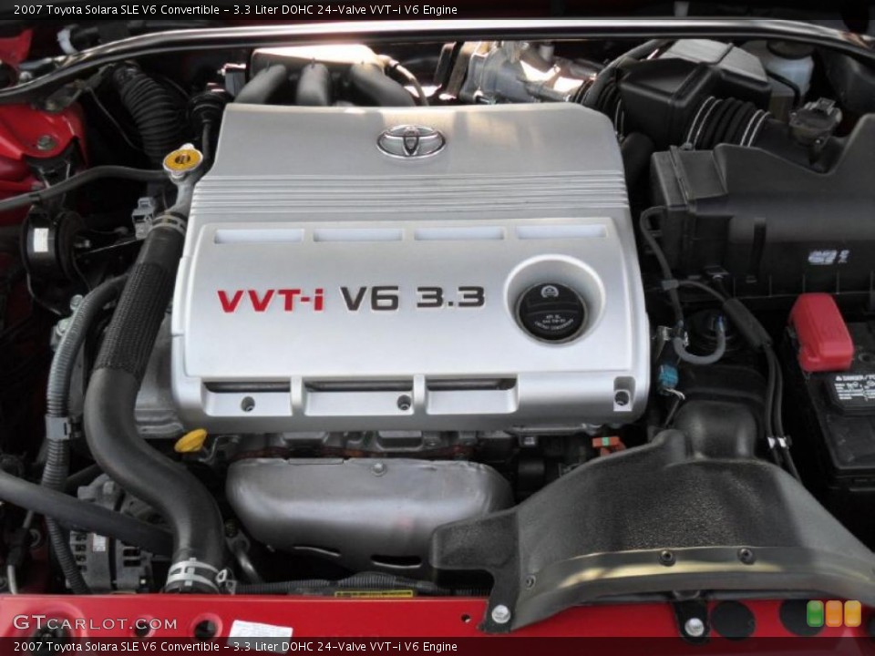 3.3 Liter DOHC 24-Valve VVT-i V6 Engine for the 2007 Toyota Solara #47393372